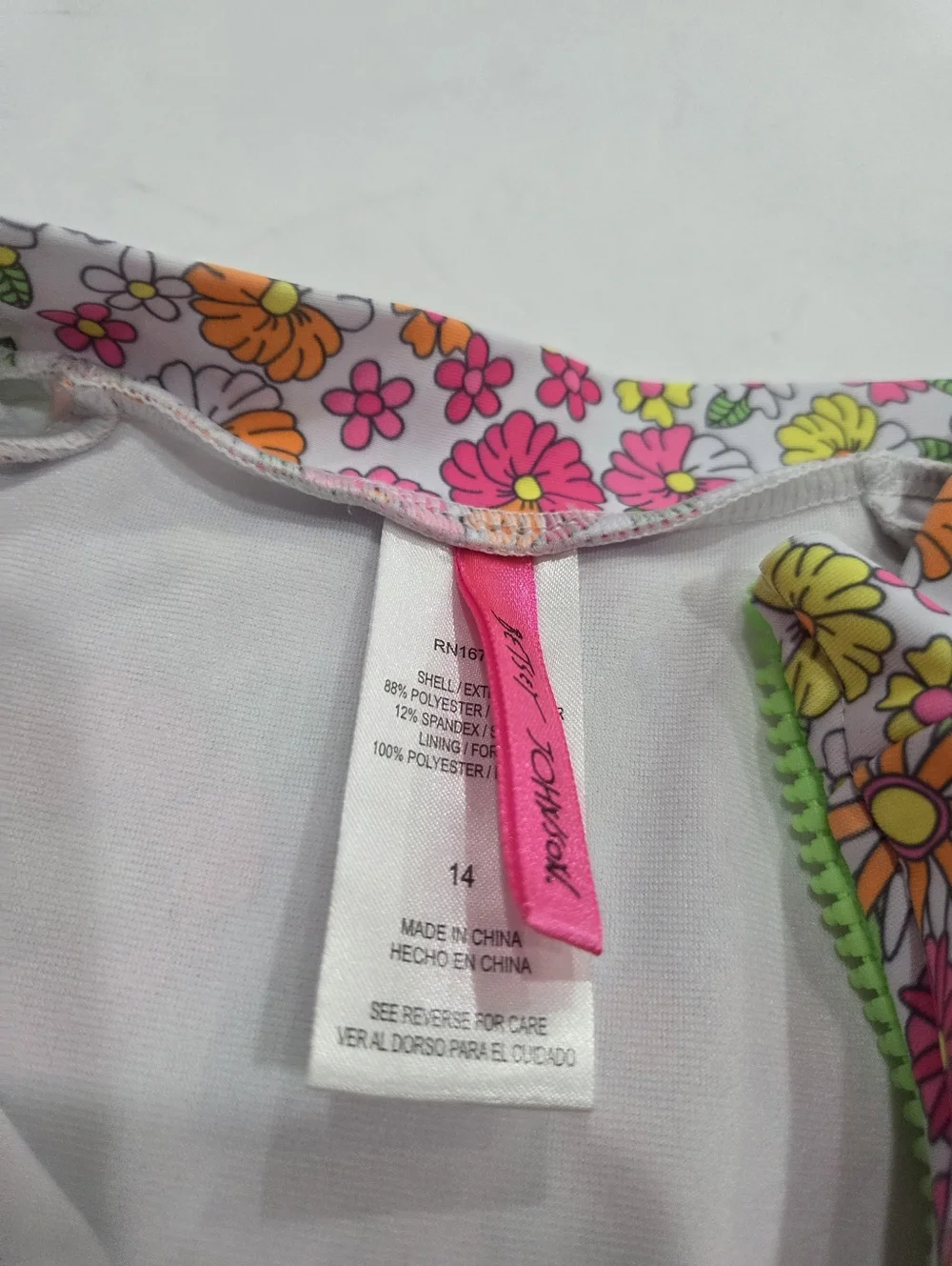 Betsey Johnson below leave